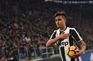 TURIN, ITALY - FEBRUARY 28:  Paulo Dybala of Juventus FC celebrates his goal  during the TIM Cup match between Juventus FC and SSC Napoli at Juventus Arena on February 28, 2017 in Turin, Italy.  (Photo by Valerio Pennicino/Getty Images)
